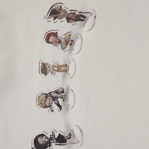 Attack on Titan Lot of 5 acrylics stands: Gabi, Reiner, Falco, Zeke 2-2.5 inch